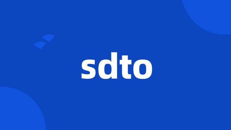 sdto