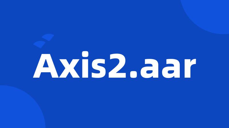 Axis2.aar