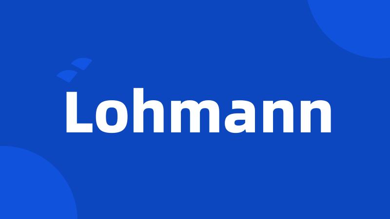 Lohmann