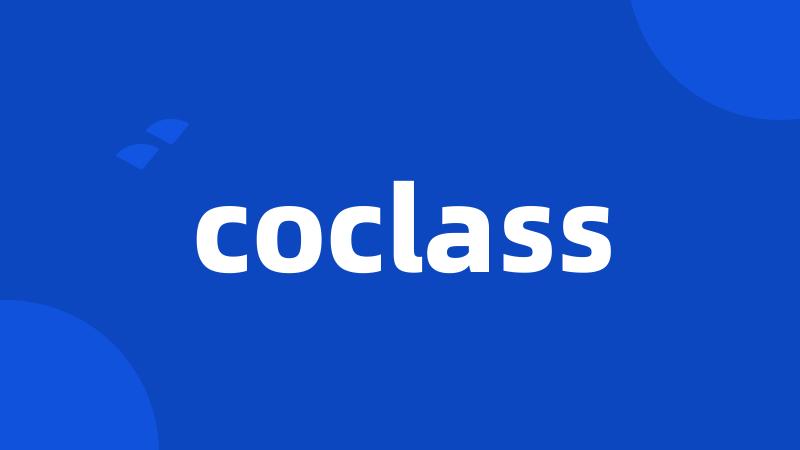 coclass