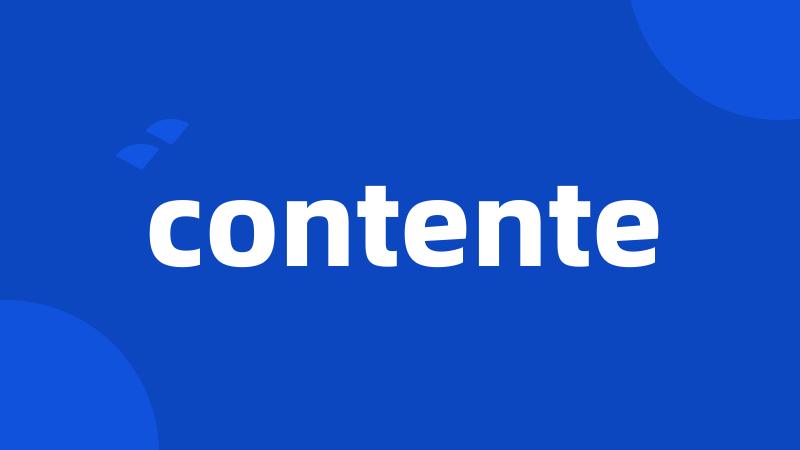 contente