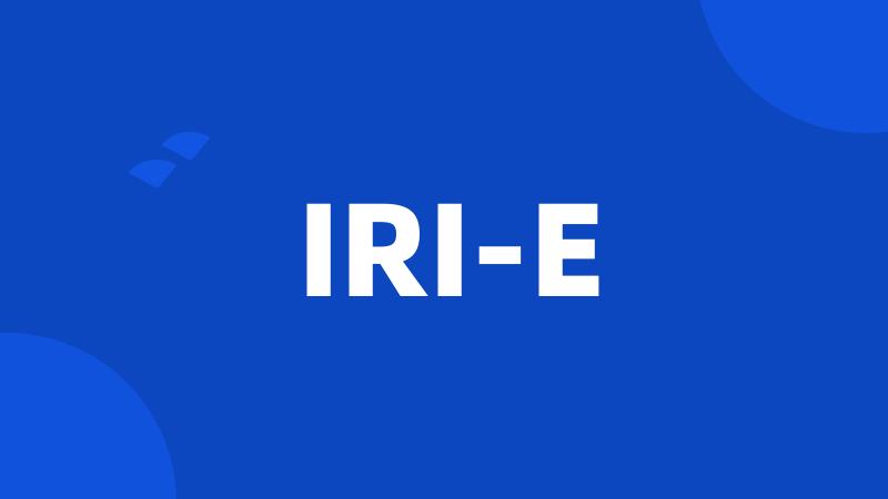 IRI-E