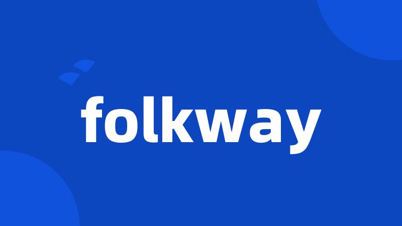 folkway