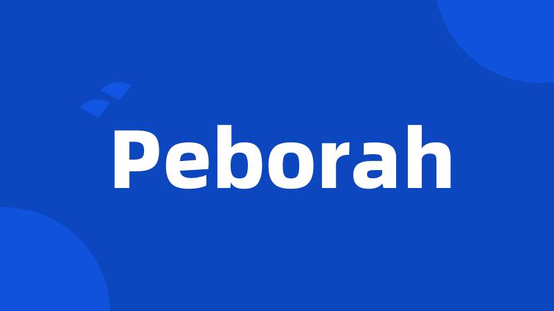 Peborah