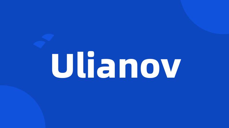 Ulianov