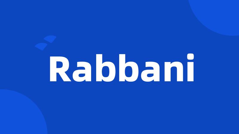 Rabbani