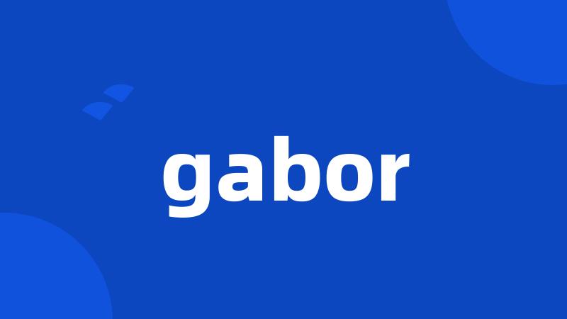 gabor