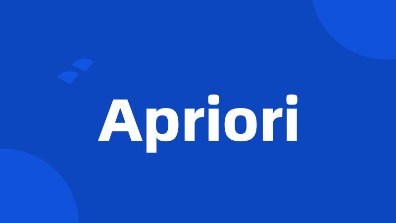 Apriori