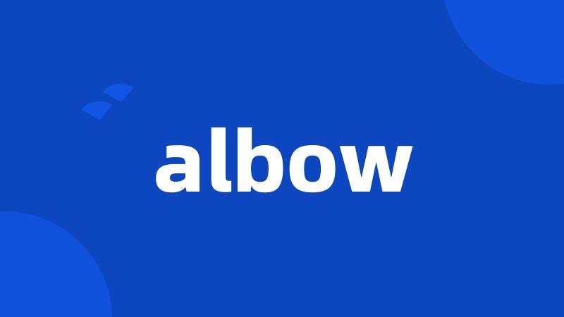 albow