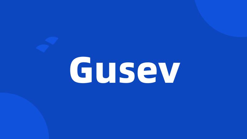 Gusev