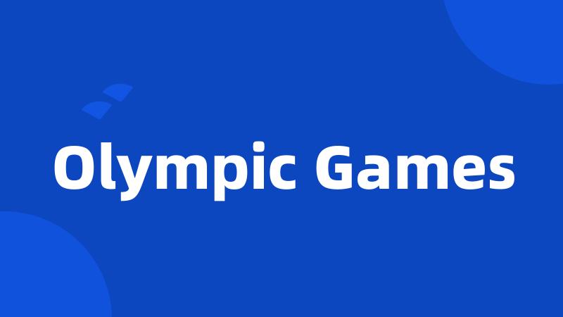 Olympic Games