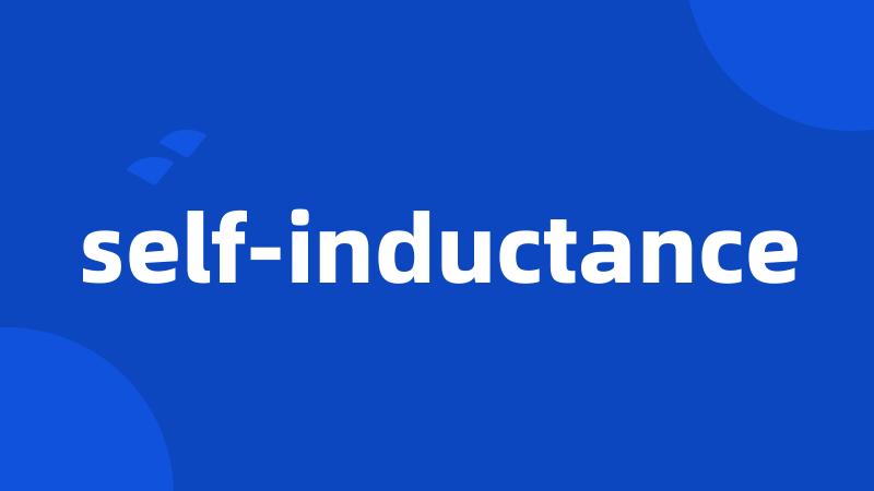 self-inductance