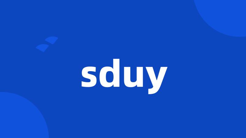 sduy