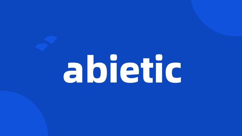 abietic