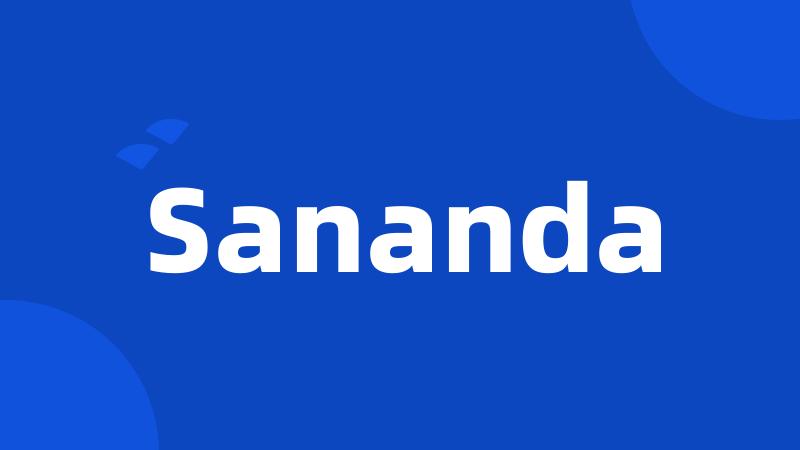 Sananda