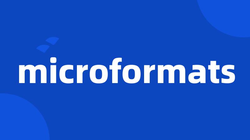 microformats