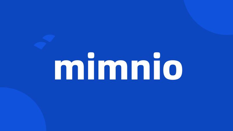 mimnio