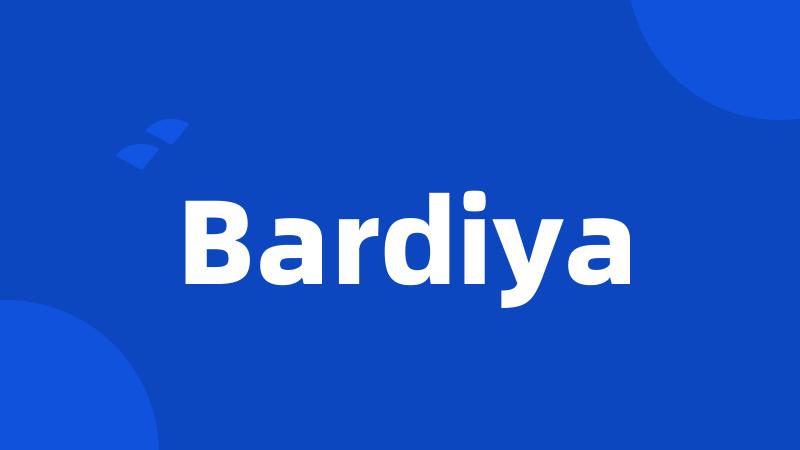 Bardiya