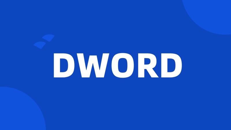 DWORD