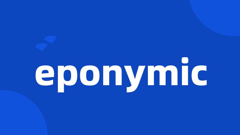 eponymic