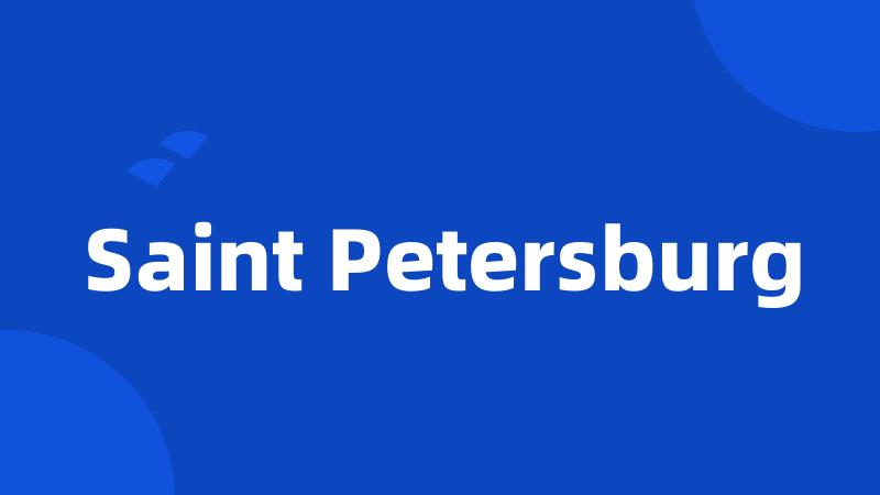 Saint Petersburg