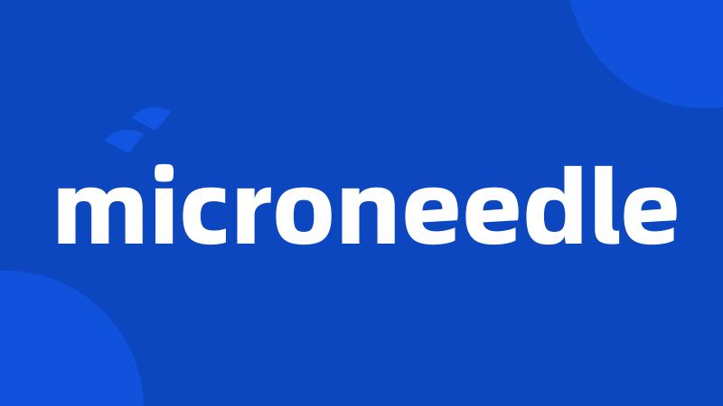 microneedle