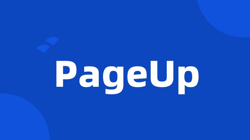 PageUp