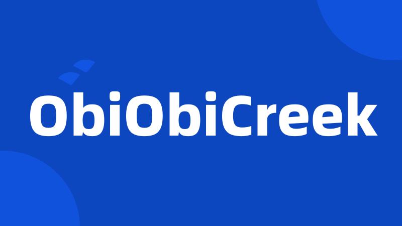 ObiObiCreek