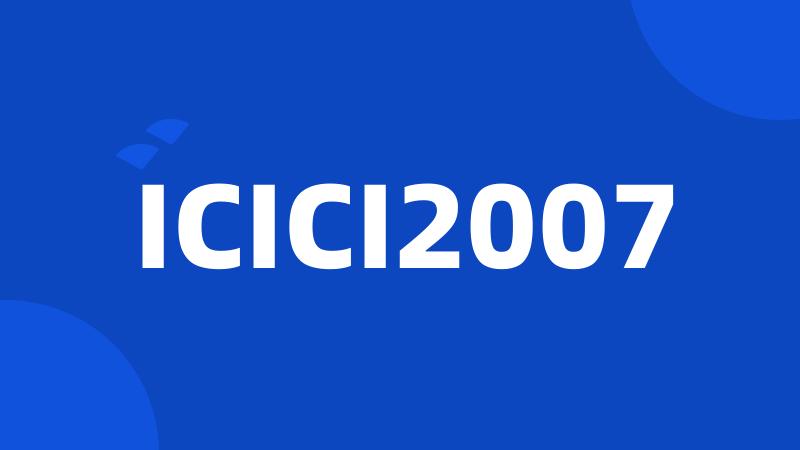 ICICI2007