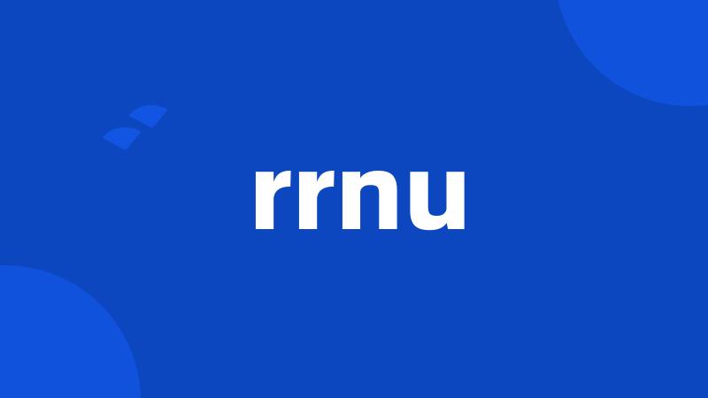 rrnu