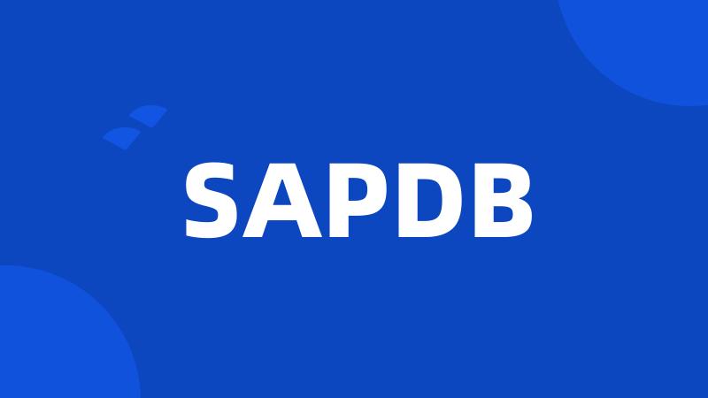 SAPDB