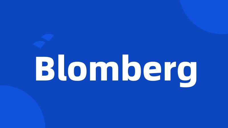 Blomberg