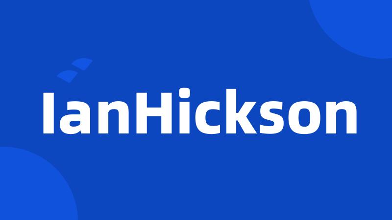 IanHickson