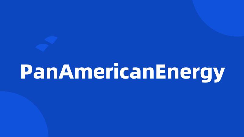 PanAmericanEnergy