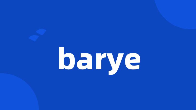 barye