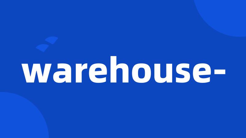 warehouse-