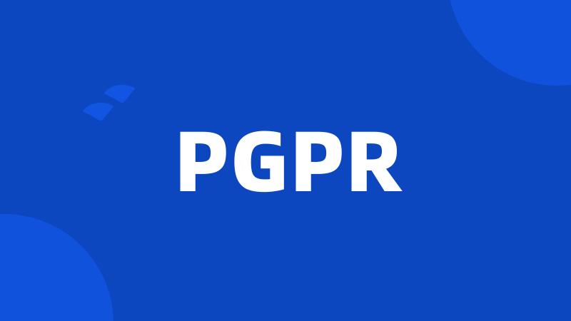 PGPR