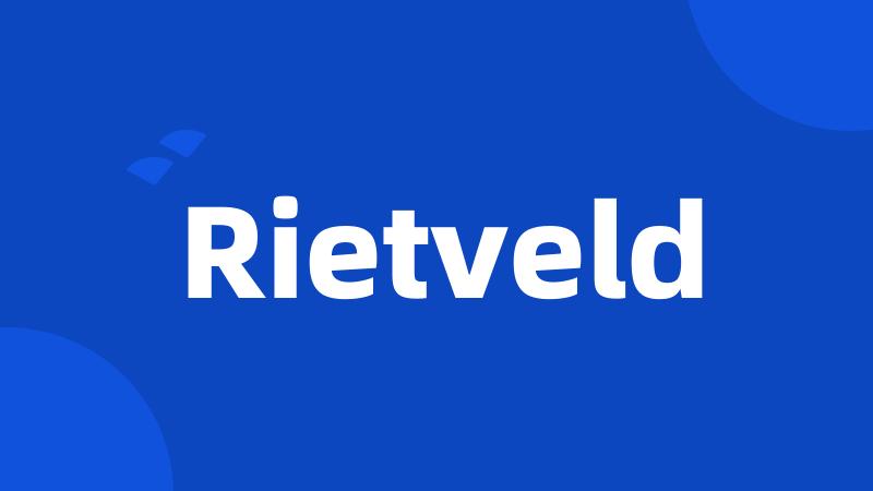 Rietveld