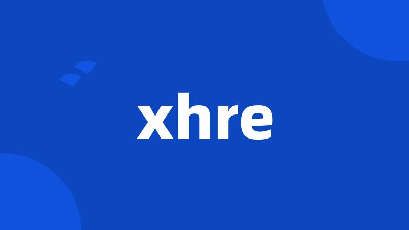 xhre