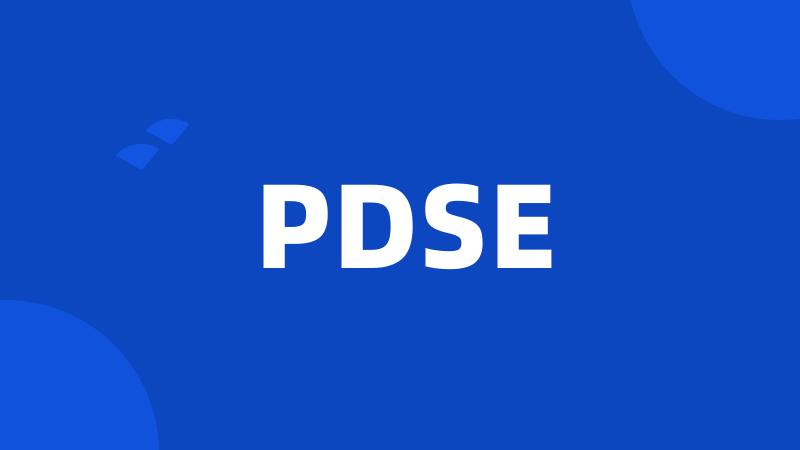 PDSE