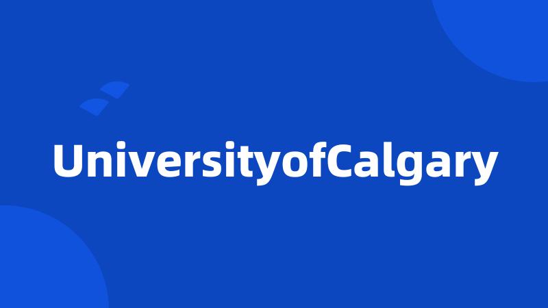 UniversityofCalgary