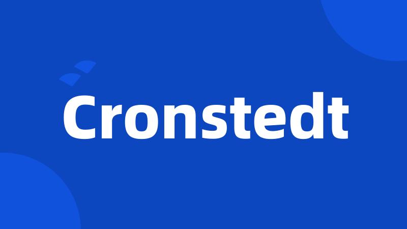 Cronstedt