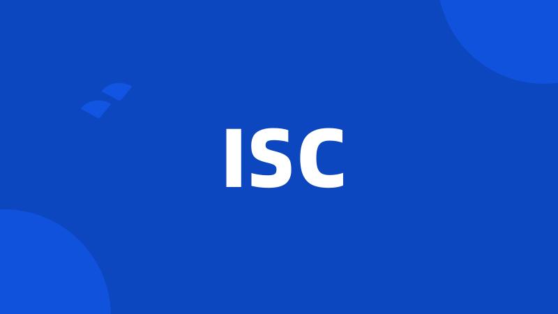 ISC