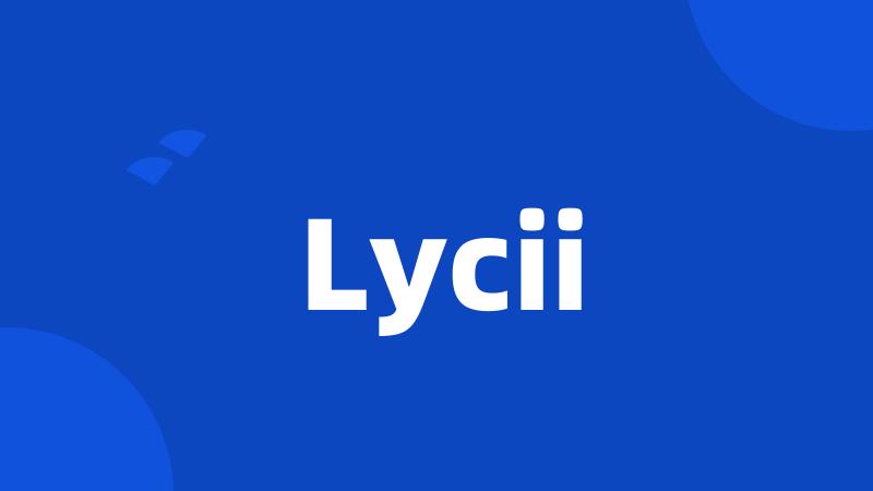 Lycii