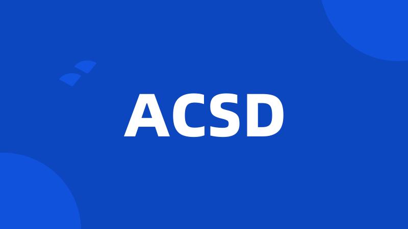 ACSD