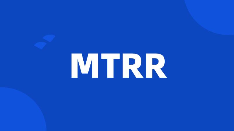 MTRR