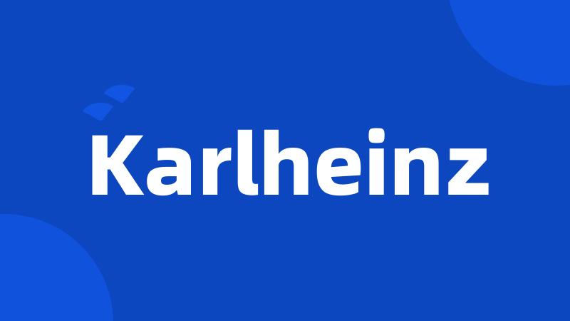 Karlheinz