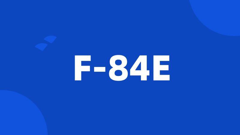 F-84E