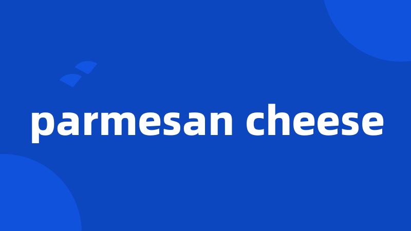 parmesan cheese