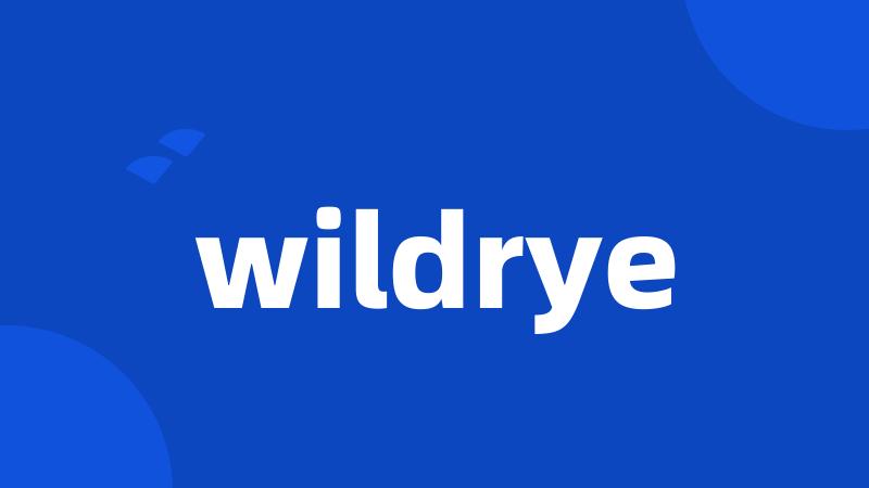 wildrye